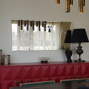 Bronze tükör 62 x 130 cm