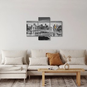 Kép - A nagyváros a sárga toronnyal (90x60 cm)