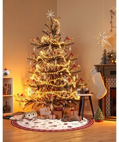 Piros pamutkeverék kerek szőnyeg karácsonyi mintával ø 200 cm Toy's Delight Red Christmas – Villeroy&amp;Boch