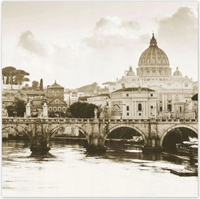 Poszterek 100x100 Róma Vatikán panoráma