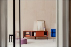 Terrakotta színű TV-állvány 160x60x42 cm Met – noo.ma