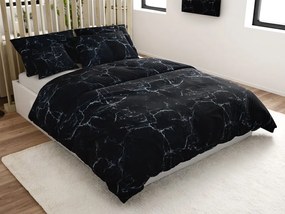 Mikroszálas ágyneműhuzat TEMPESTA fekete Ágyneműhuzat mérete: 2 db 70 x 90 cm | 200 x 220 cm