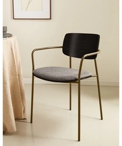 Szürke-barna étkezőszék Maureen – Kave Home