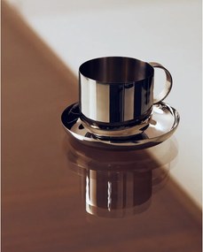 Ezüstszínű rozsdamentes acél csésze szett 2 db-os Nirela – Kave Home