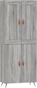 vidaXL szürke sonoma szerelt fa magasszekrény 69,5 x 34 x 180 cm