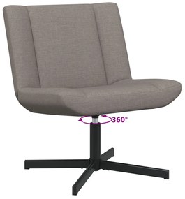 Akcent Szék Taupe Szövet, Fém alap Standard Ergonomikus