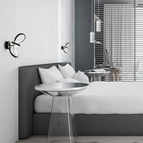 LED Fali lámpa TESORO LED/15W/230V fekete