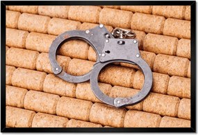 Poszterek keretben 60x40 Bilincsek parafa háttérrel