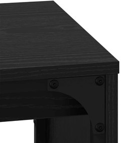 Fészkelt Kávézó Asztal 3 pcs Musta tammi 60 x 35 x 56 cm