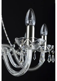 Wranovsky JWZ117082101 - Kristály csillár láncon BONTON 8xE14/40W/230V