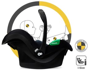 KINDERKRAFT - Kombinált babakocsi 3in1 MOOV 2 Sand bézs + autósülés MINK PRO