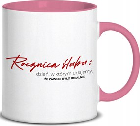 Bögre Rózsaszín Fül A Nap, Amikor Úgy Teszünk, Mintha Tökéletes Lenne Az Évfordulóra