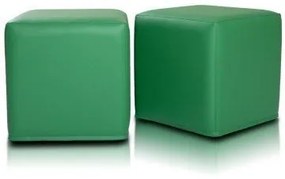 EMI kocka alakú zöld műbőr babzsákfotel