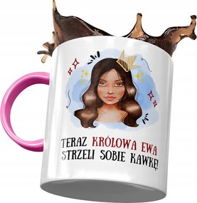 Rózsaszín Bögre Éva Barátnő Feleség Ajándék Nyomtatott Fotóval