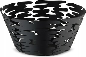 Alessi Barket Tál Gyümölcskosár 21 cm Acél Matt fekete