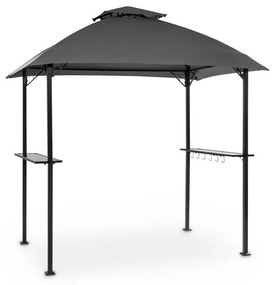 Blumfeldt Steakhouse al Sur, grillező tető, 244x260x152 cm, 160 g, lánggátló, acél, szürke