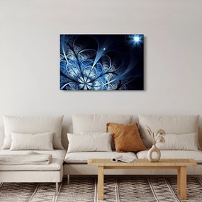 Egy sötétkék virág képe (90x60 cm)