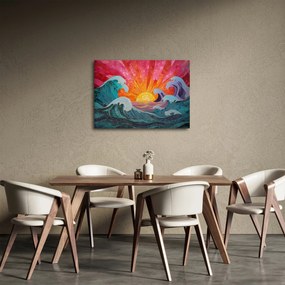 Kép - Hullámmozaik (70x50 cm)