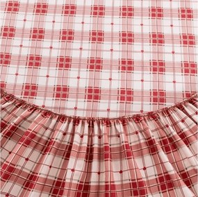Mikroszálas lepedő TARTAN HEART színes 90x200 cm