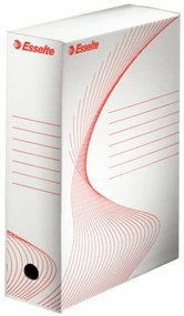 Archiválódoboz, A4, 100 mm, karton, ESSELTE Standard, fehér (E128102)