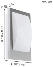 Eglo 97239 - VERRES-C kültéri LED dimmelhető lámpa 1xE27/9W/230V BT IP44