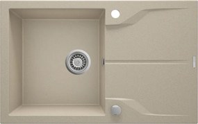 Andante gránit mosogató_sand_1 medence+csepegtető