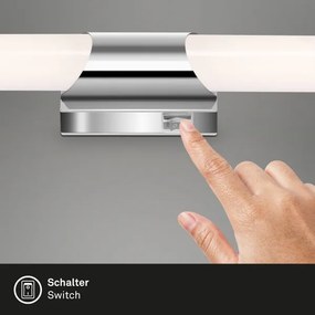 Briloner 2111-118 - LED Fürdőszobai fali lámpa SPLASH LED/11W/230V IP44
