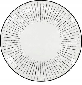 Linea Dash lapos porcelántányér, ø 27 cm