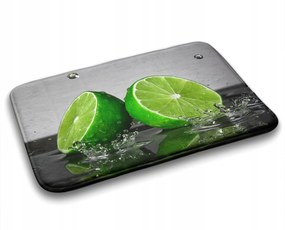 Fürdőszobaszőnyeg puha citrus-lime 90x60 cm