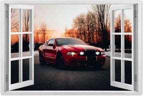 Poszter 60x40 Ford Mustang Nyugati út