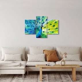 Páva képe (90x60 cm)