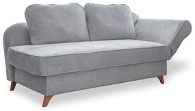 Világosszürke kordbársony heverő (jobb oldali) Chic Charlotte – Miuform