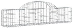 14 db íves horganyzott vas gabion kosár 200x30x40/60 cm