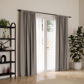 Acél bővíthető dupla függönykarnis 76 - 213 cm Twilight – Umbra