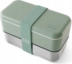 Monbento Sense Original bento uzsonnásdoboz 1,2 l Zöld Natural