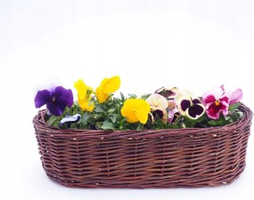 Kerti virágtartó ovális 40 cm