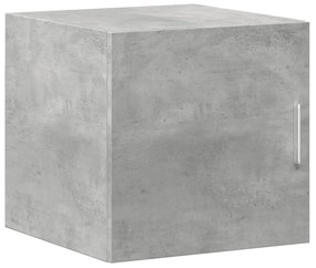 betonszürke szerelt fa faliszekrény 40 x 42,5 x 40 cm