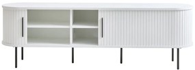 Fehér TV-állvány 180x56x45 cm Nola – Unique Furniture