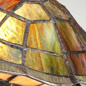 Elstead modern asztali lámpa tiffany animal lamps antik bronz sokszínű elsqz-sawback-tl
