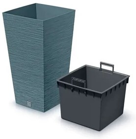 FURU SQUARE virágtartó 29,5 cm, szürke, 29,5 cm