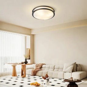 Brilagi - ELARO mennyezeti lámpatest 4xE27/40W/230V, átmérő 41 cm, fekete