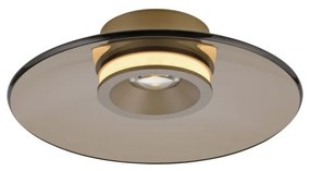 ZUMA LINE 6094-97 PURE MOON Kerek Mennyezeti Lámpa Barna LED IP20