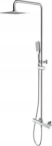 Falra Szerelhető Termosztatikus Zuhanyoszlop, Króm
