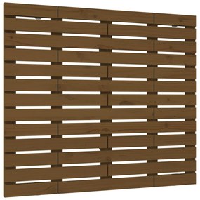 mézbarna tömör fenyőfa fali fejtámla 96 x 3 x 91,5 cm