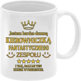 Bögre Vezetőknek Fantasztikus csapat Fehér 330ml