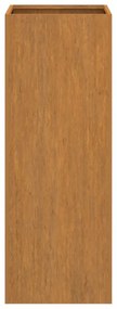 corten acél növénytartó 32x29x75 cm