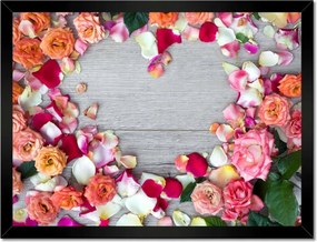 Poszterek keretben 40x30 Nőnap Ajándék Love