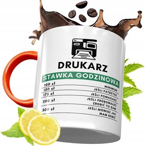 Narancssárga Bögre Nyomtatónak Ajándék fényképes nyomtatással