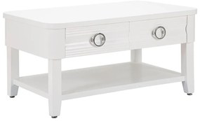 Fehér jegenyefenyő dohányzóasztal 60x90 cm Shine – Mauro Ferretti