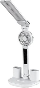 Rabalux 74030 - NOVILO LED dimmelhető asztali lámpa ventilátorral LED/7W/5V